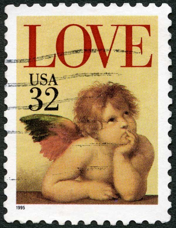 Cherub from Sistine Madonna by Raphael