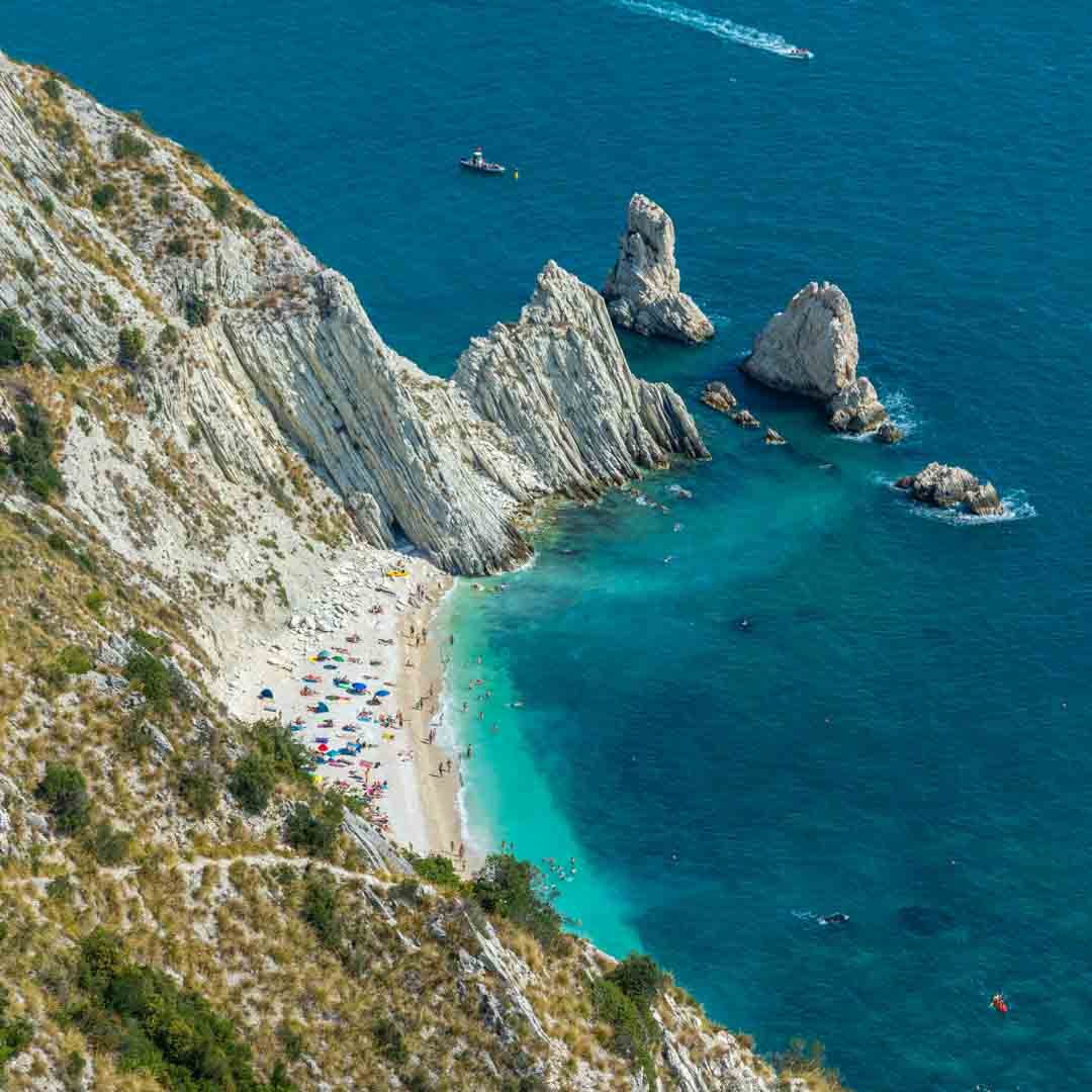 Due Sorelle Beach, Marche, Italy