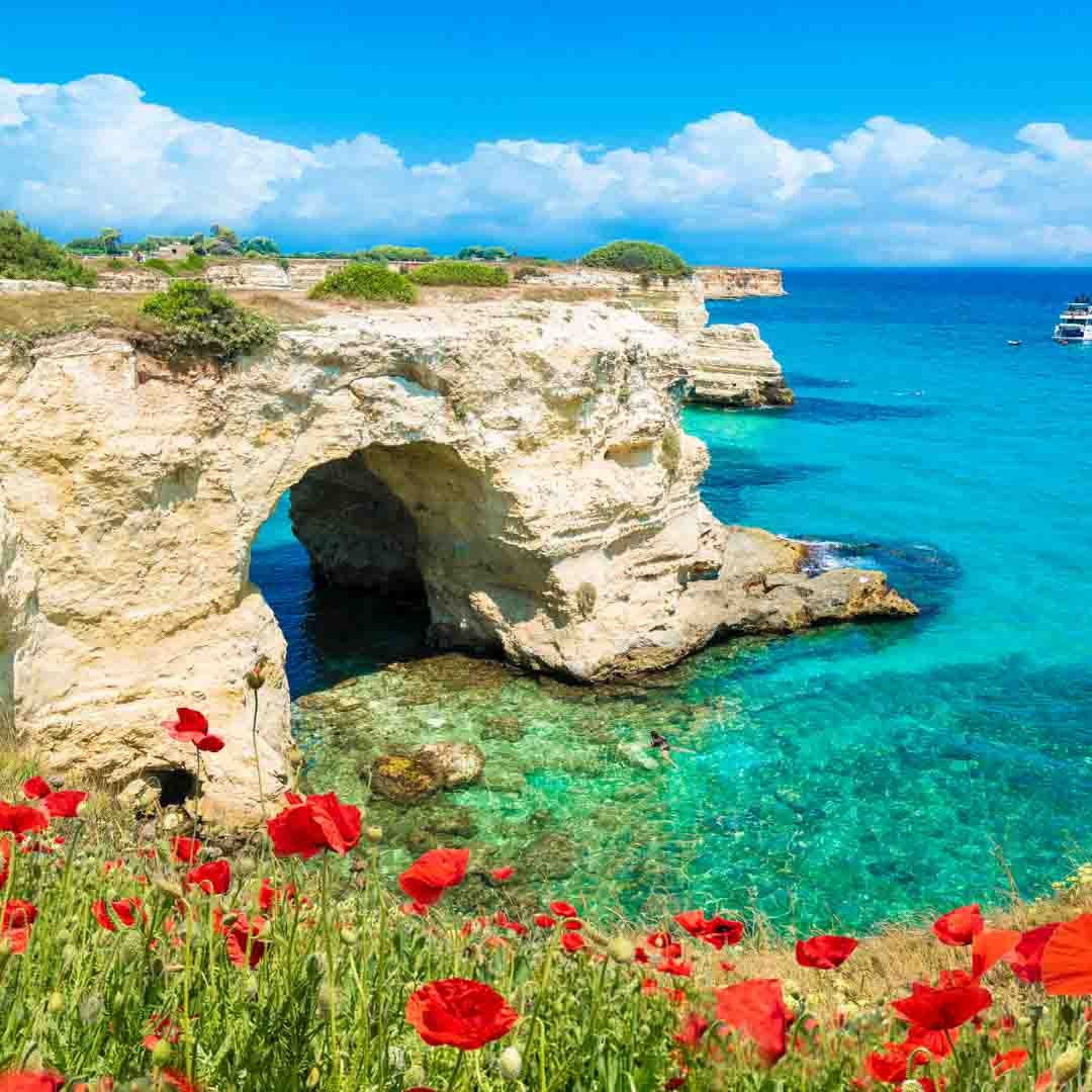 Salento coast, Puglia, Italy