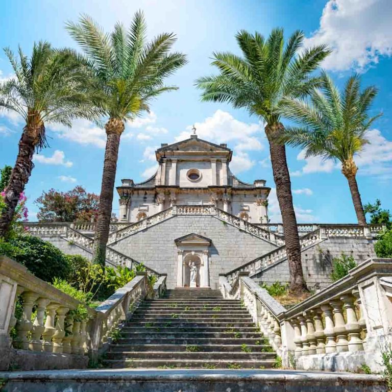 Our Lady church in Prcanj, Montenegro
